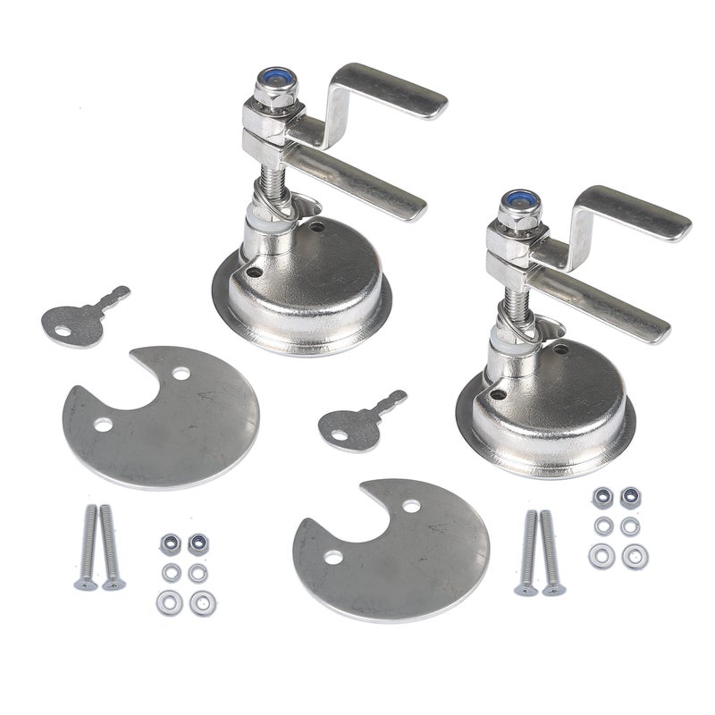 Thorn Cam Latch Boat Hatch Latches Locking Style Marine 316 Stainless Steel 2pcs - Image 2